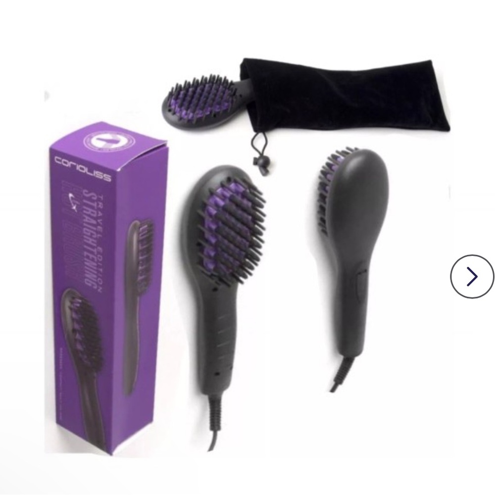 Corioliss Travel Straightening Hot Brush - NEW in Box